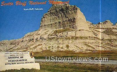 Scotts Bluff National Monument - Scottsbluff, Nebraska NE Postcard