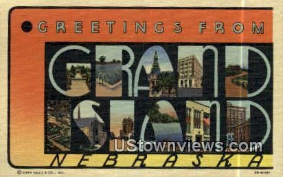 Grand Island, NE,     :     Grand Island, Nebraska Postcard