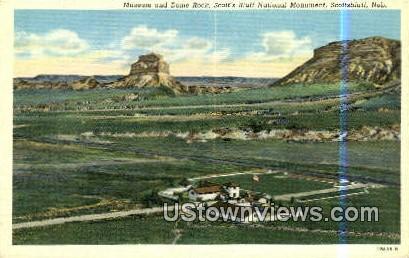 Museum, Dome Rock - Scottsbluff, Nebraska NE Postcard