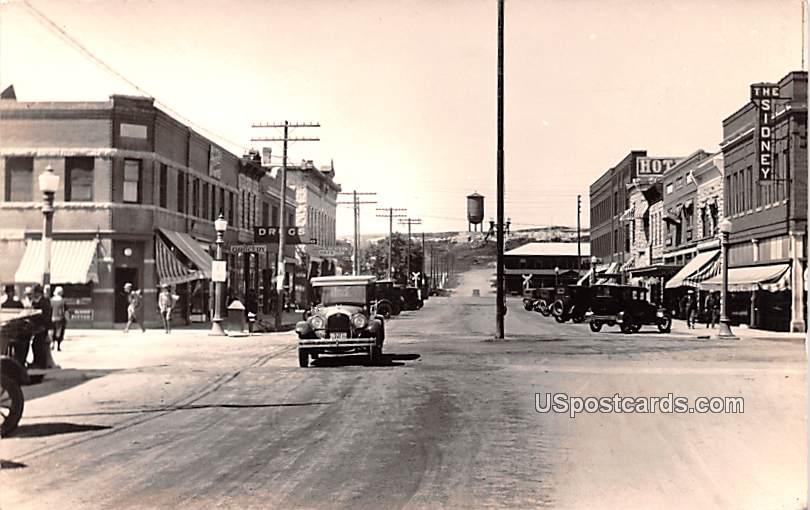 Street Scene - Sidney, Nebraska NE Postcard