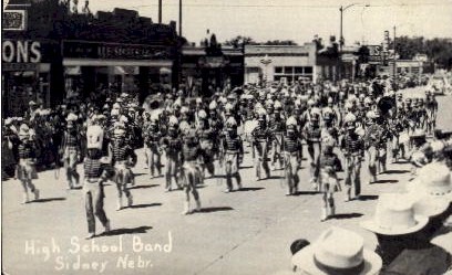 High School Band - Sidney, Nebraska NE Postcard