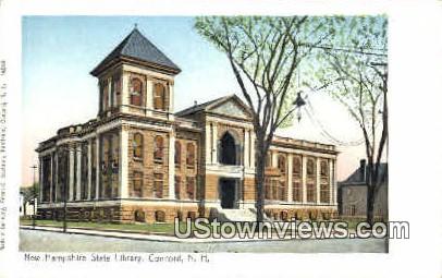 New Hampshire State Library - Concord Postcard