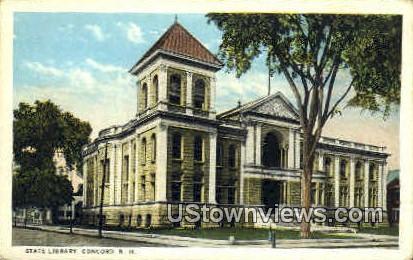 State Library - Concord, New Hampshire NH Postcard