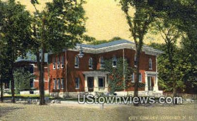 City Library - Concord, New Hampshire NH Postcard