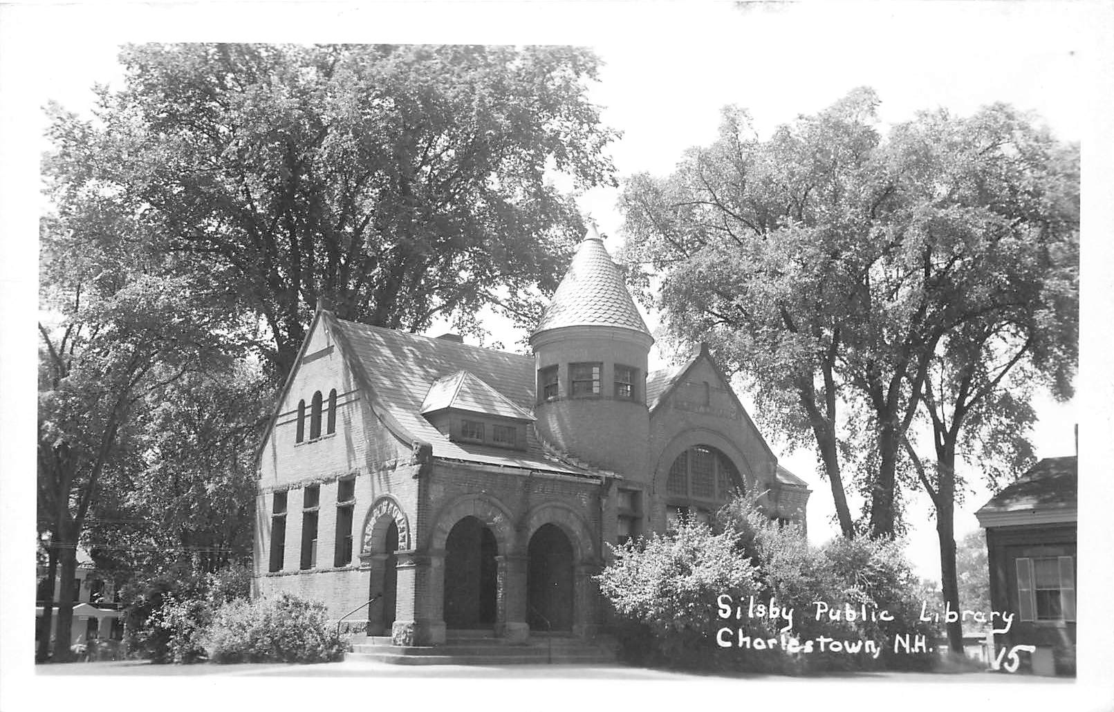 Silsby Public Library - Charlestown, New Hampshire NH Postcard