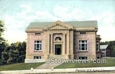 Public Library - Franklin, New Hampshire NH Postcard