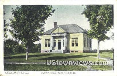 Public Library - Hampstead, New Hampshire NH Postcard