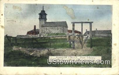 Gossport Church - Isles of Shoals, New Hampshire NH Postcard