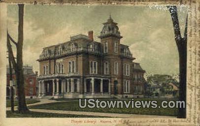 Thayer Library - Keene, New Hampshire NH Postcard