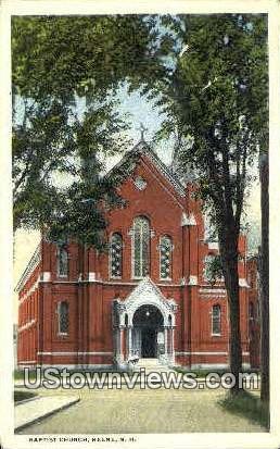 Baptist Church - Keene, New Hampshire NH Postcard