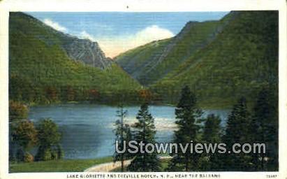 Lake Gloriette - Dixville Notch, New Hampshire NH Postcard