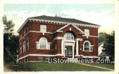 Carnegie Library - Littleton, New Hampshire NH Postcard