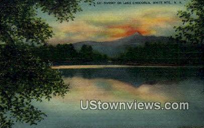Lake Chocorua, NH, New Hampshire Postcard