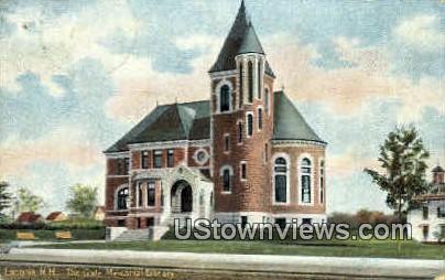 The Gale Memorial Library - Laconia, New Hampshire NH Postcard