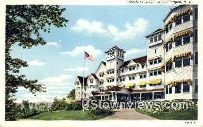 Soo Nipi Park Lodge - Lake Sunapee, New Hampshire NH Postcard