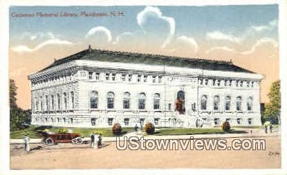 Carpenter Memorial Library - Manchester, New Hampshire NH Postcard