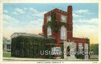 Public Library - Nashua, New Hampshire NH Postcard