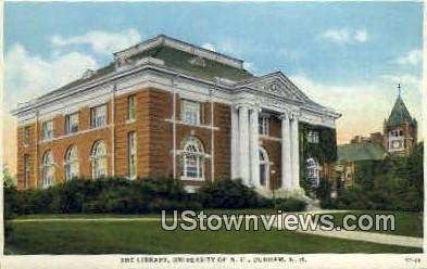 Library, University of NH - Durham, New Hampshire NH Postcard
