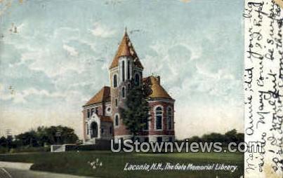 Gale Memorial Library - Laconia, New Hampshire NH Postcard