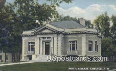 Public Library - Lebanon, New Hampshire NH Postcard