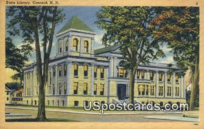 State Library - Concord, New Hampshire NH Postcard