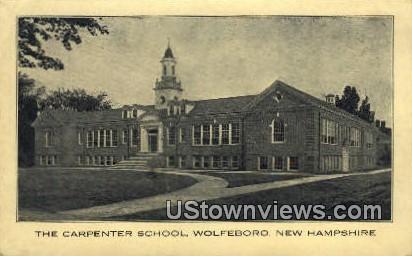 Carpenter School - Wolfeboro, New Hampshire NH Postcard