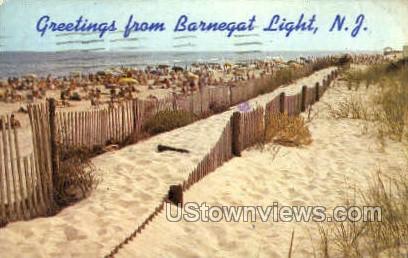 Greetings From - Barnegat Light, New Jersey NJ Postcard
