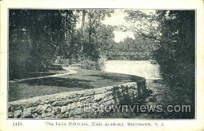 Lake Entrance To Blair Academy  - Blairstown, New Jersey NJ Postcard