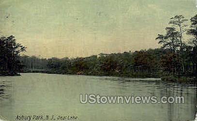Deal Lake - Asbury Park, New Jersey NJ Postcard