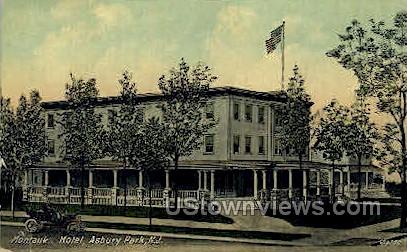 Montauk Hotel - Asbury Park, New Jersey NJ Postcard