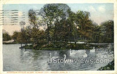 Robinson Crusoe Island, Sunset Lake - Asbury Park, New Jersey NJ Postcard