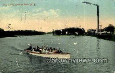 Deal Lake - Asbury Park, New Jersey NJ Postcard