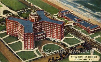 Hotel Berkeley Carteret - Asbury Park, New Jersey NJ Postcard