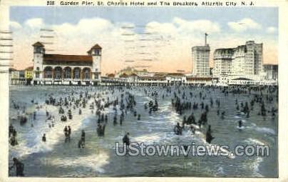 Garden Pier - Atlantic City, New Jersey NJ Postcard