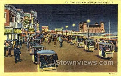 Chair Parade - Atlantic City, New Jersey NJ Postcard