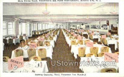 Hackney's Sea Food Restaurant - Atlantic City, New Jersey NJ Postcard