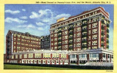 Hotel Strand - Atlantic City, New Jersey NJ Postcard
