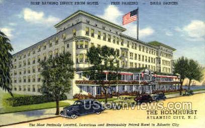 The Holmhurst - Atlantic City, New Jersey NJ Postcard