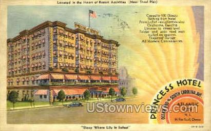 Princess Hotel - Atlantic City, New Jersey NJ Postcard