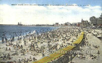 Million Dollar Pier - Atlantic City, New Jersey NJ Postcard