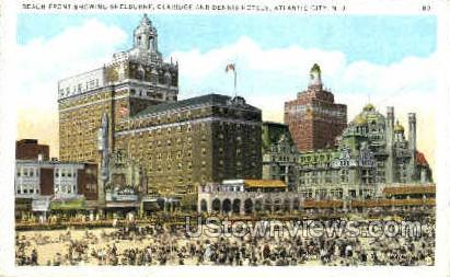 Shelburne, Claridge & Dennis Hotel - Atlantic City, New Jersey NJ Postcard