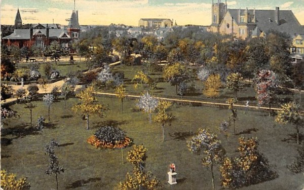Library Square Asbury Park, New Jersey Postcard