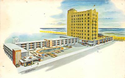 Seaside Hotel and Motel Atlantic City, New Jersey Postcard