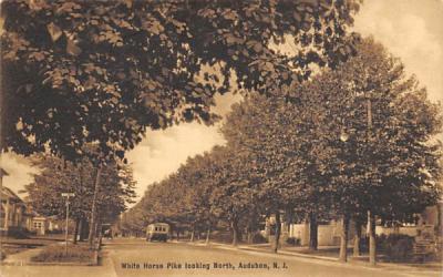 White Horse Pike looking North Audubon, New Jersey Postcard