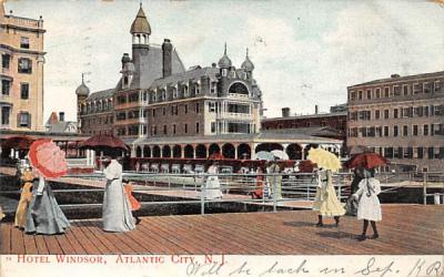 Hotel Windsor Atlantic City, New Jersey Postcard