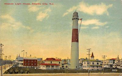 Absecon Light House Atlantic City, New Jersey Postcard