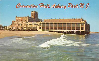 Convention Hall Asbury Park, New Jersey Postcard