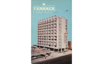 The Terrace Motel  Atlantic City, New Jersey Postcard