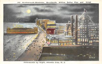 Marlborough - Blenheim, Boardwalk Atlantic City, New Jersey Postcard
