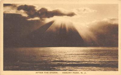 After the Storm Asbury Park, New Jersey Postcard